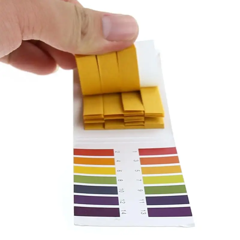 100 Uds tiras de prueba de PH medidor de PH controlador de PH 1-14st indicador probador de tornasol Kit de eliminación de suelo de papel herramientas de prueba de Saliva tiras - - Image 3